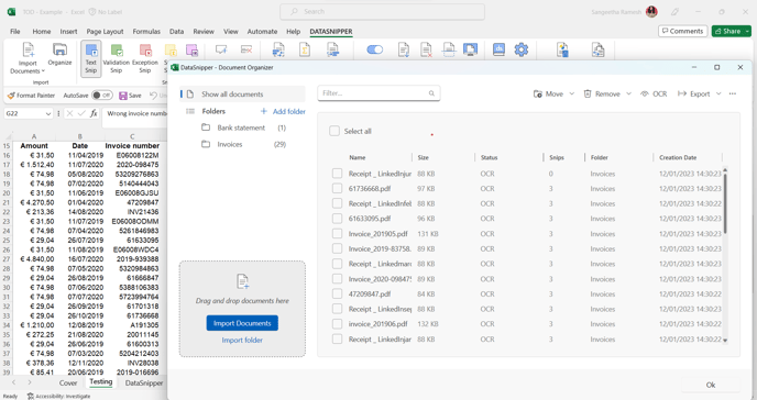 詳細テスト（証憑突合）の記録方法
